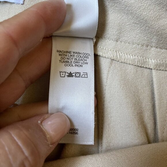 NWT Liz Claiborne Villager Stretch Pants Womens 8 Trench Straight Leg Career VTG - Picture 9 of 13